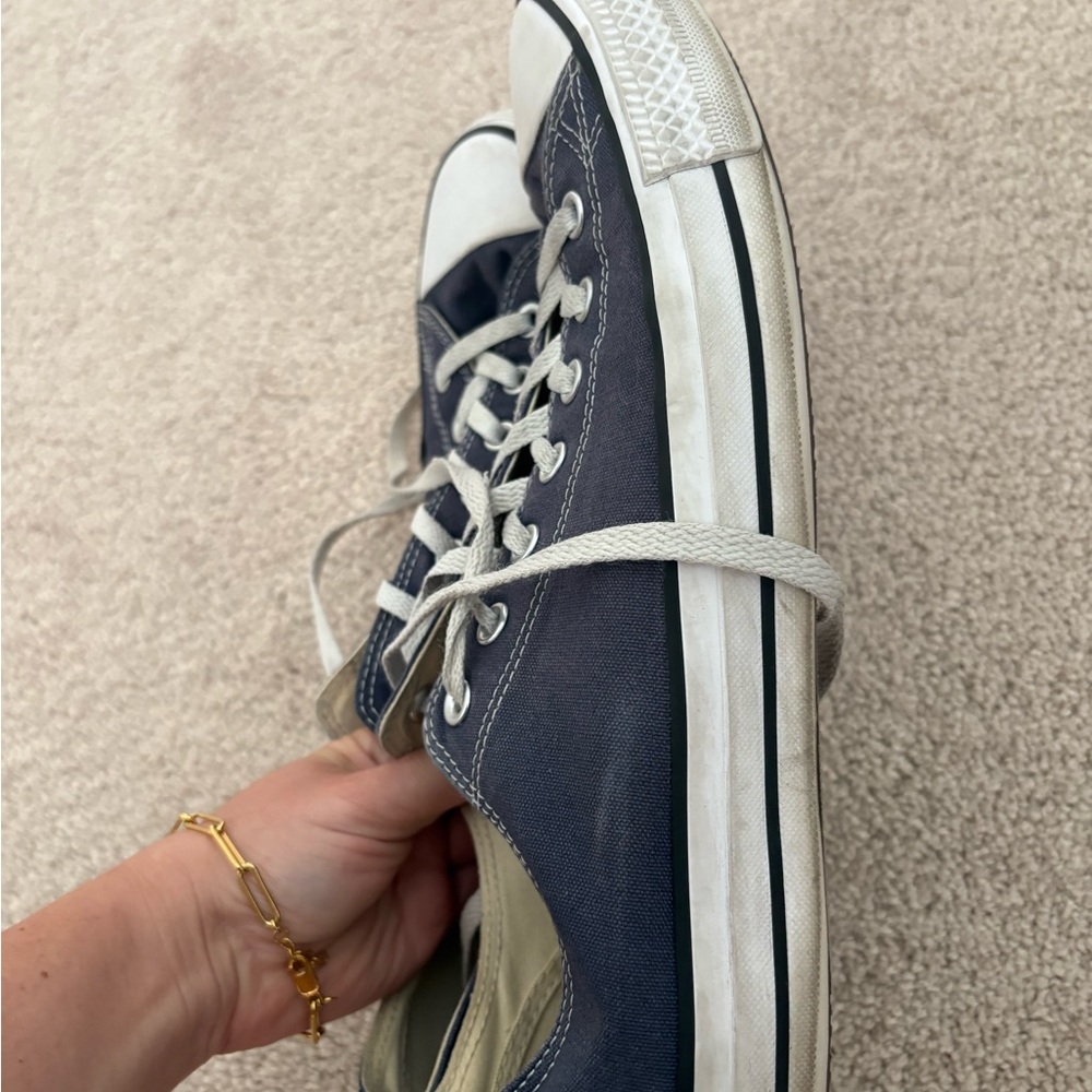 Used Converse Men's Grey Low-Top Sneakers Sz 13 - Picture 4 of 8